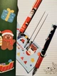 Новогодний набор гелевых ручек Merry Christmas 2 шт + 2 стержня + стикеры - изображение 2