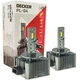 Світлодіодні авто LED лампи Decker PL-04 Цоколь D1S 6000K 50W 12V 10000Lm з обманкою у штатні місця! - зображення 1