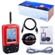 Беспроводной эхолот Lucky Fish Finder XJ-01 для рыбалки с цветным LCD дисплеем красный - изображение 9