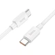 USB кабель для быстрой зарядки HOCO X96 Type-C / Type-C 100W 1 м Белый - изображение 3