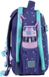 Рюкзак школьный Kite Education 555S для девочки Фиолетовый 36.5x27x15.5см 14 л Ортопедический каркасный 1-4 класс (K26-555S-3) - изображение 5