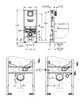 Система инсталляции Grohe пневматическая ABS 1130 мм Синяя (608562) - изображение 2
