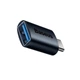 Перехідники OTG адаптер Baseus USB 3.1 10Gbps з USB-A на Type-C конвертор для макбук смартфона планшета ноутбука ПК для пристроїв з usb юсб на type-c тайп с (ZJJQ000003 GG) - зображення 2