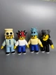 Дети Леса из Roblox «99 ночей в лесу» — набор фигурок, Дино-Кид, Коала-Кид, девочка Кракен и мальчик Кальмар - изображение 1