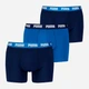 Набор трусов боксеров мужских хлопковых Puma Men Everyday Boxer 3P 93832704 M 3 шт Blue Combo (8720245559010) - изображение 1