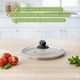 Сковорода з кришкою з антипригарним гранітним покриттям 32 см Top Kitchen TK-00096 алюмінієва, для всіх видів плит - зображення 2
