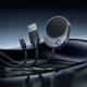 Bluetooth-ресивер HOCO E150 Path car AUX BT receiver with cable Metal Gray (6942007664196) - зображення 8