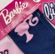 Шкарпетки дитячі 3 пари Barbie - розмір 35-38 (8-10 рочків) Рожевий Синій - изображение 5
