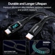 Кабель aceyoon USB C-USB C со светодиодным дисплеем 2м - изображение 5