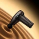 Портативный компактный ручной массажер пистолет массажер Massage Gun Hoco для спины и всего тела 4 в 1 черный - изображение 7
