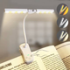 Лампа для читання книг. 14Led на акумуляторі. Двоголова настільна лампа та підсвічування (біле) - зображення 1