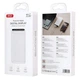 Power bank XO PB309 20000 mAh с быстрой зарядкой PD20W+Quick Charge 22.5W и дисплеем White - изображение 3