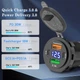 Врезная USB зарядка 4 порта QC 3.0 + PD Type-C с вольтметром в авто/к акуму/батарее - изображение 3
