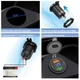Врезная USB зарядка 4 порта QC 3.0 + PD Type-C с вольтметром в авто/к акуму/батарее - изображение 4