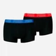 Набор трусов боксеров мужских хлопковых Puma Men Everyday Trunk 93832106 M 2 шт Black/Various Logo Colors (8720245557030) - изображение 1