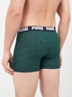 Набор трусов боксеров мужских хлопковых Puma Men Logo Print Boxers 2P 94712404 M 2 шт Green/Blue (8720245967136) - изображение 3