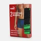 Набор трусов боксеров мужских хлопковых Puma Elements Men Striped Boxers 2P 93884202 S 2 шт Black/Green (8720245833288) - изображение 6