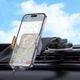 Автодержатель Hoco HW8 с функцией беспроводной зарядки (center console) серый - изображение 6