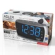 Радіобудильник Adler AD 1121 S з великим LED дисплеєм AM FM Silver - зображення 8
