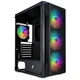 Компьютерный корпус с болоком питания 1stPlayer X5-BK-4F1 750W Black (X5-BK-4F1-PS-750FK-EU) - изображение 1