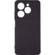 Чохол Silicone Case для Infinix Smart 8 Plus (X6526) бампер із мікрофіброю чорний - зображення 1