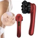 Вибромассажер инфракрасный магнитный антицеллюлитный с подогревом Magnetic Heat Massager Красный - изображение 1
