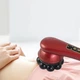 Вибромассажер инфракрасный магнитный антицеллюлитный с подогревом Magnetic Heat Massager Красный - изображение 4