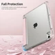 Чехол обложка Transparent Y-Fold desing + Right Pencil Holder BBM1 для iPad 10 2022/2024 10.9"/iPad 11" 2025 (A16) Розвый - изображение 4