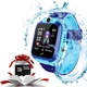 Смарт-часы KID Watch Детские Умные часы GPS с влагозащитой IP67 Синие с голубым + Карта памяти 16Gb - изображение 1