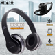 Беспроводные Bluetooth наушники с микрофоном Usams Wireless P47-BT5 складные, полноразмерные MP3, FM, microSD Black - изображение 1