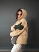 Пуховик Uniqlo розмір L бежевий (31) (469896) - изображение 3