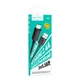 Кабель для заряджання та передачі даних USB Hoco X88 Gratified USB to Lightning 2.4A 2m Black - зображення 3