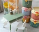Комплект столик детский со стульчиком POPPET Мультивуд Грин 3 в 1 + подушка на стул и набор фломастеров (PP-010GN-G) - изображение 3