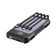 УМБ Power Bank ViaKing 20000 mAh сонячна панель Чорний (H-6) - зображення 2