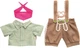 Zestaw ubranek dla lalek Heless Doll z koszulą i szalikiem 28-35 cm 1520421 (4001949011146) - obraz 2