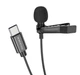 Мікрофон петличка Borofone BFK11 Elegant lavalier microphone Type-C 2m Black - зображення 1