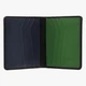 Мужское кожаное портмоне Visconti FN70 Black Blue Green — Кожа Nappa, Компактное, RFID-защита, Черное с синим и зелёным (Великобритания) - изображение 3