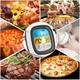 Сенсорный цифровой кухонный термометр для мяса с нержавеющим щупом для духовки и BBQ Andy-1 - изображение 10