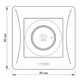 BINERA білий Вимикач диммерний 600W Videx - изображение 5