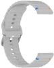 Ремешок BeCover Ribbed Tape (20mm) для Huawei Watch GT 3 (42mm) / GT 2 (42mm) / GT 3 Pro (43mm Ceramic) / Watch 2 (Sport) Lite Gray (BC_714872) - изображение 4