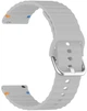 Ремешок BeCover Ribbed Tape (20mm) для Amazfit Bip 3 / 3 Pro / GTR 42 мм / GTR Mini / GTS / GTS 2 mini / GTS 3 / GTS 4 / GTS 4 Mini / Amazfit Active / Active 2 Lite Gray (BC_714873) - изображение 3