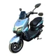 Електроскутер Dozer T-2000 2000W 72V 20Ah 70 км/год сірий двомісний міський електроскутер Дозер Т2000 - изображение 1