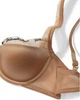 Бюстгальтер Victoria’s Secret Бежевий ,з вишитим лого,без push up,34E - зображення 4