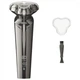 Eлектробритва Hoco HP39 Three-head shaver для сухого гоління портативна акумуляторна 600mAh LED-дисплей Сірий - изображение 5