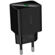 Сітчастий зарядний пристрій Hoco CS81A USB 18W (QC/FCC/AFC) індикатор роботи для пристроїв Чорний - зображення 3