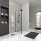 Боковая стенка Koller Pool Line Pro 800 мм Black Matt 6 мм Clear (LNP80CB) - изображение 2