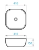 Раковина KOLLER POOL Round RN-0410-WB-MB 410х410 черная матовая - изображение 3