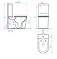 Унитаз-компакт KOLLER POOL Orion Rimless OR-0650-RC-C + OR-0650-RC-T с сиденьем Soft Close - изображение 3
