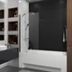 Шторка для ванны Koller Pool Proxima 800х1500 мм Black Matt/Clear (1621162403) - изображение 2