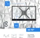 Настенное крепление для телевизора ACCLAB AL-BT400 26-55" + Кабель HDMI 1.8 м (Крепление + HDMI + Органайзер) - изображение 6